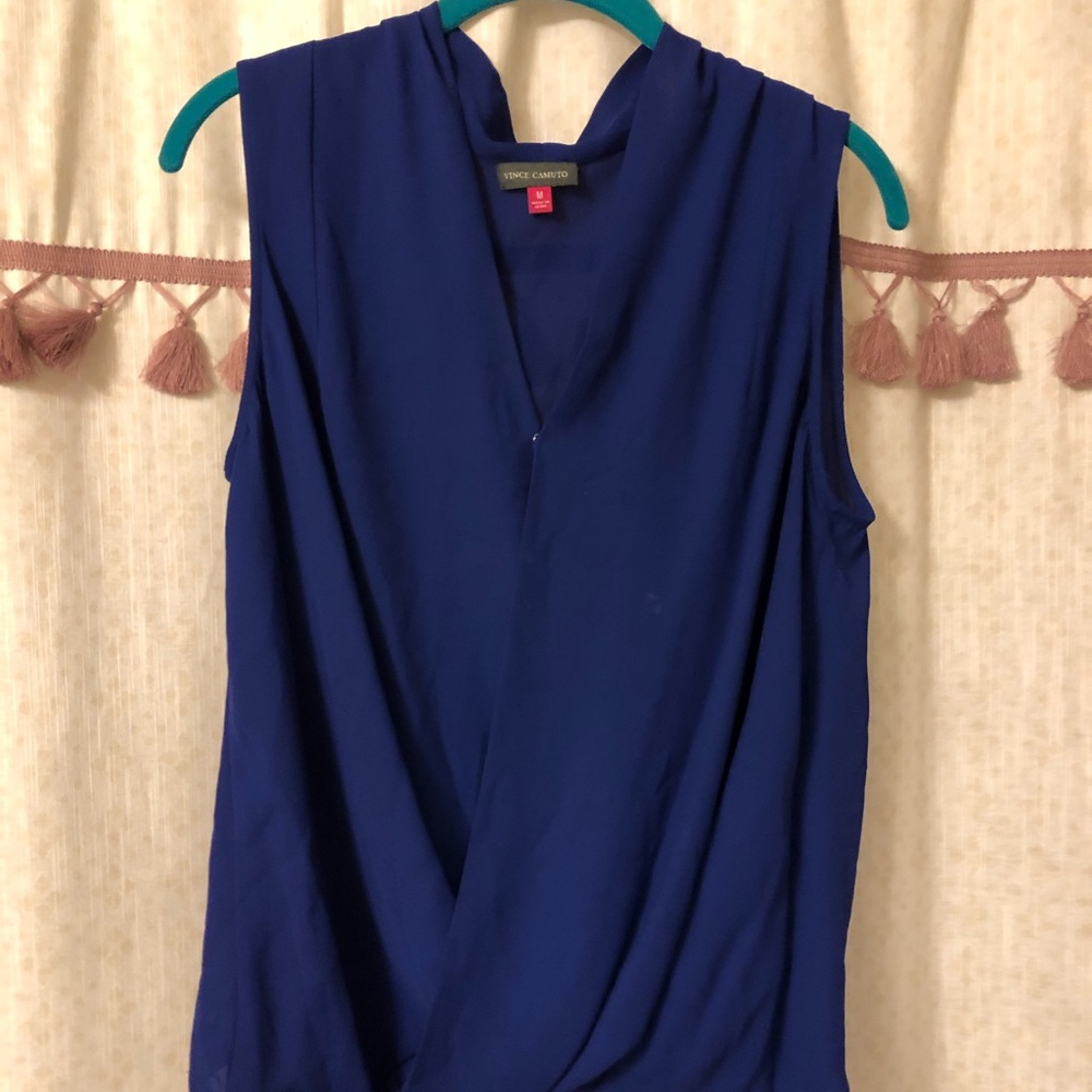 Vince Camuto Royal Blue blouse